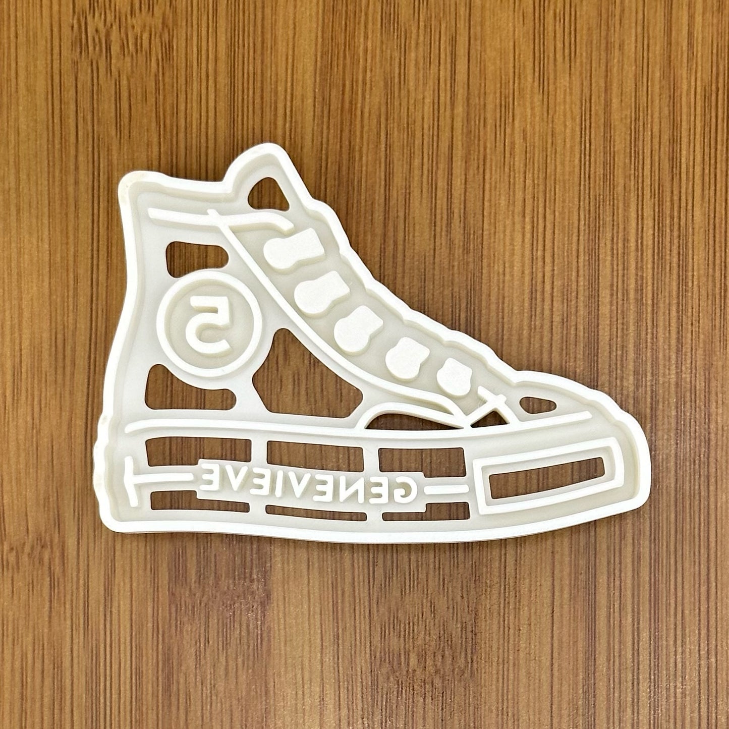 Personalized Sneaker Cookie Cutter | Custom Made with Your Name and Age or Blank