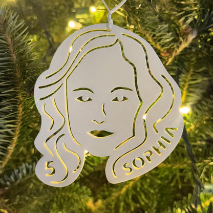 Custom Portrait Ornament | Personalized with their Face