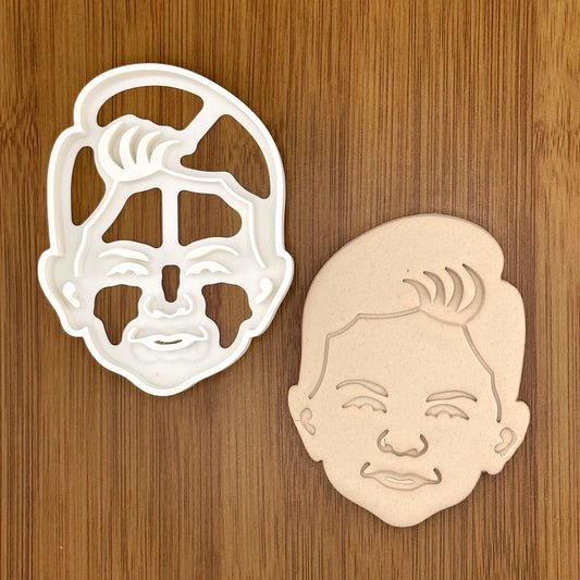 Custom Kid or Adult Portrait Cookie Cutter | Personalized with their Face